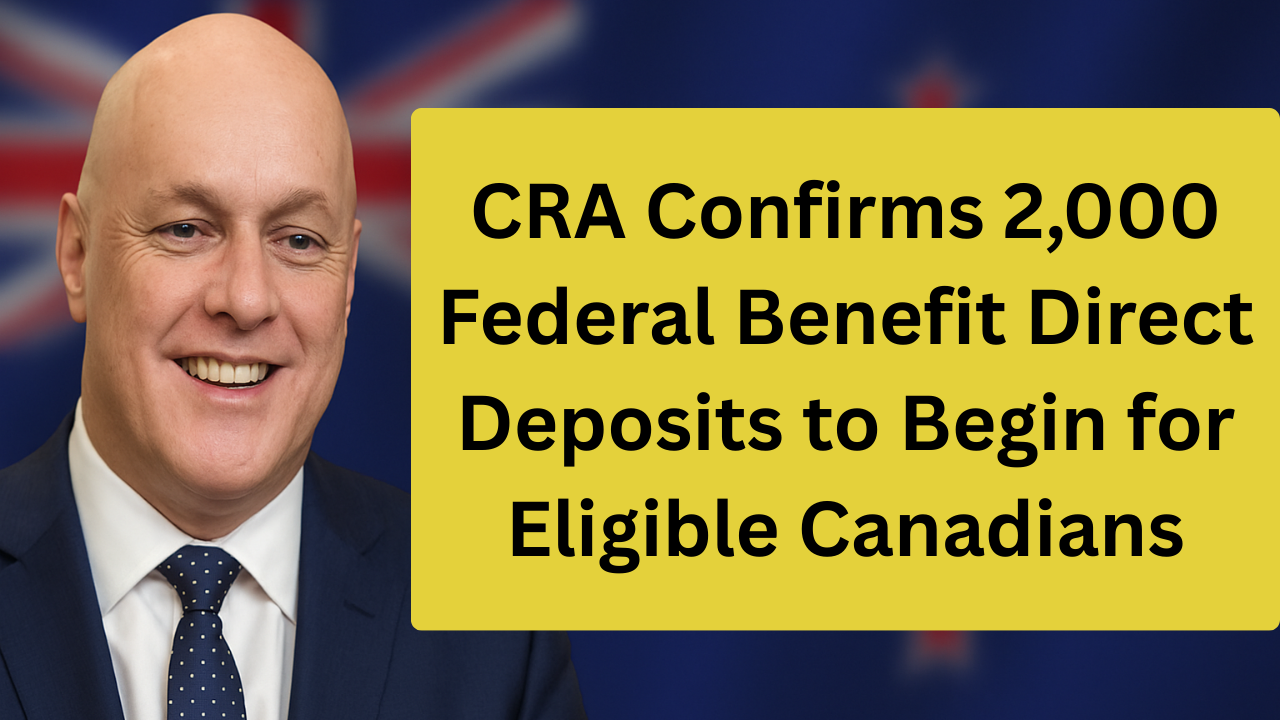 CRA Confirms $2000 Federal Benefit