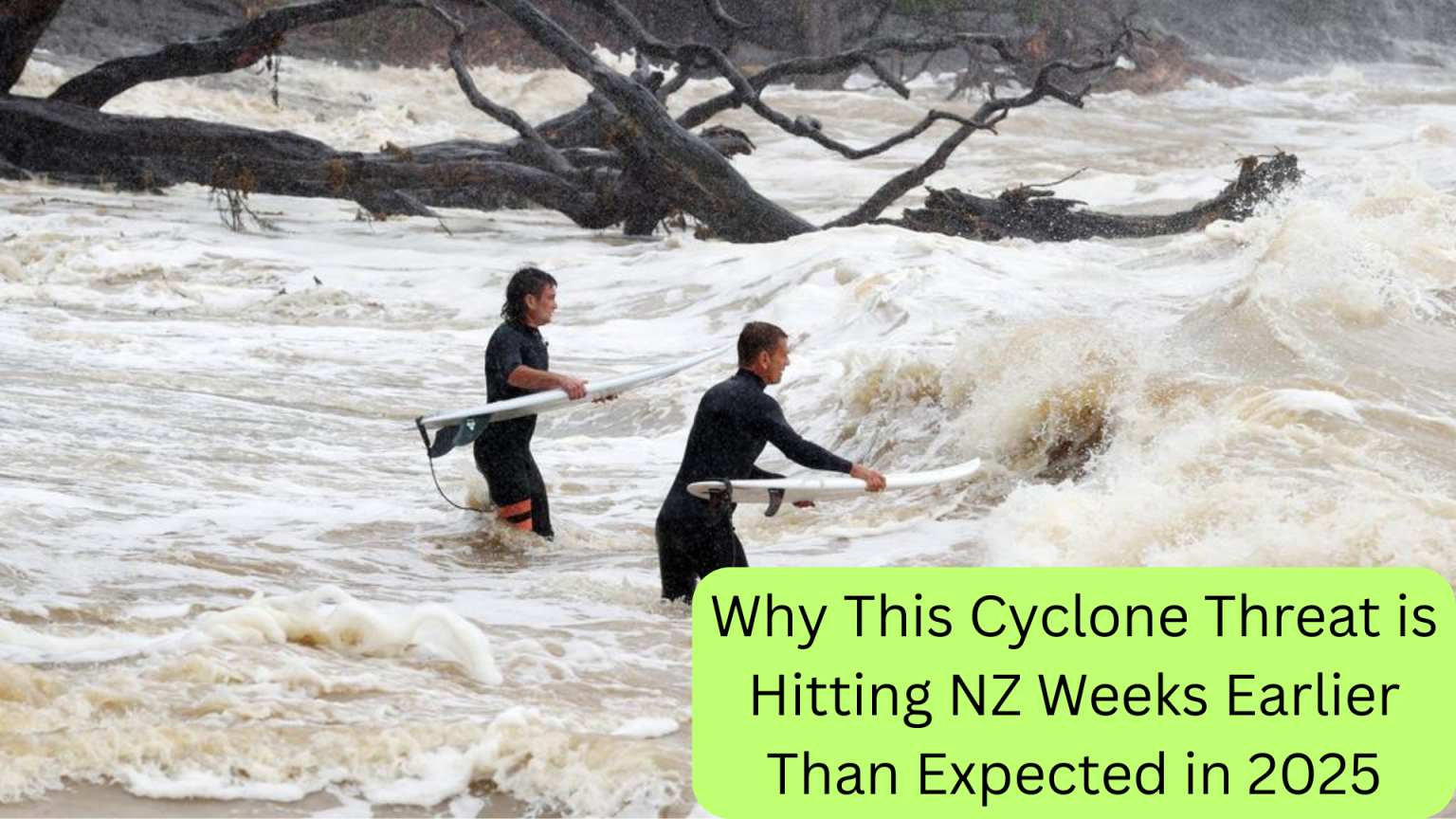 Cyclone threat hitting NZ earlier in 2025 image